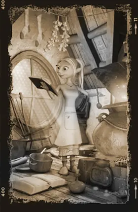 In the witch's kitchen